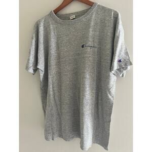 Vintage Single-stitch Champion Short Sleeve T-Shirt Heather Gray Size XL JJ